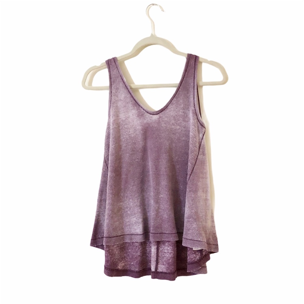 We The Free Thermal purple tank top size XS